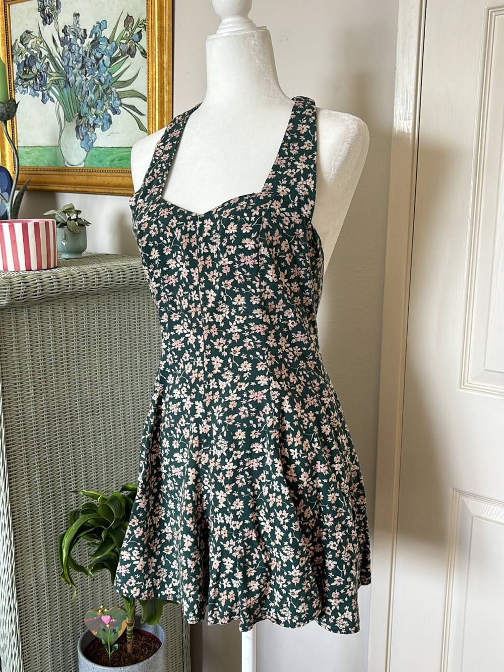 Vintage halter top romper